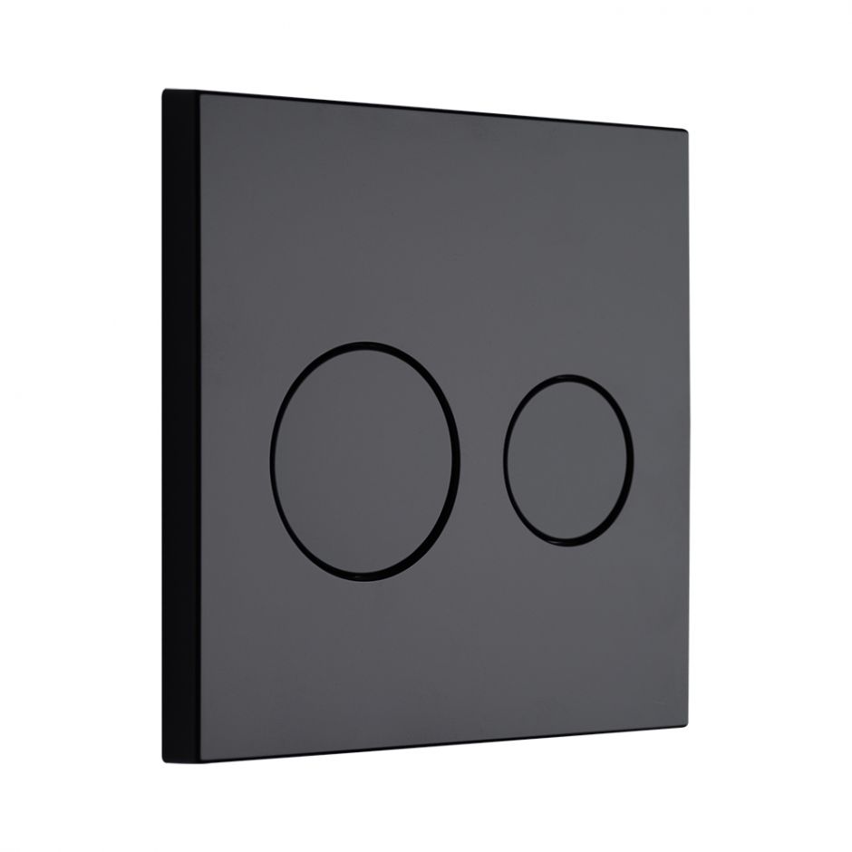 Клавиша смыва KKPOL Uni 350/PPC/072-00-00 черная матовая