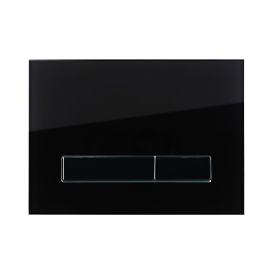 Смывная клавиша KKPOL Vitrum Grande Omnes 350/PPC/111-00-00 цвет черный ФОТО