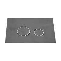 Клавиша смыва KKPOL Lapis Grande V1 350/PPK/420-00-03 Pietra Grey с круглыми кнопками схема 2