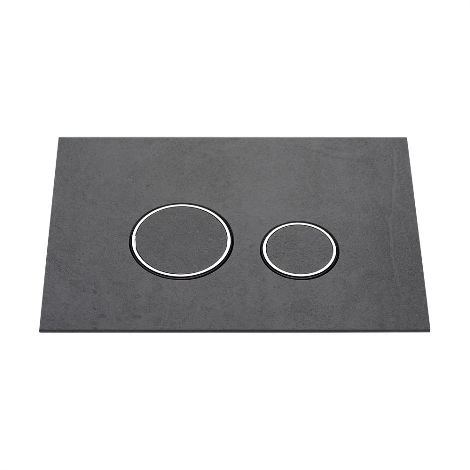 Клавиша смыва KKPOL Lapis Grande V1 350/PPK/421-00-03 Pietra Grigia с круглыми кнопками ФОТО