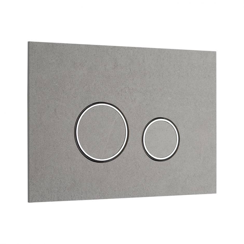 Изображение Клавиша смыва KKPOL Lapis Grande V1 350/PPK/422-00-03 Pietra Perla с круглыми кнопками