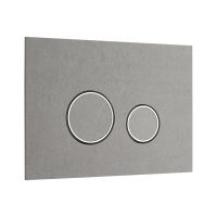 Клавиша смыва KKPOL Lapis Grande V1 350/PPK/422-00-03 Pietra Perla с круглыми кнопками схема 1