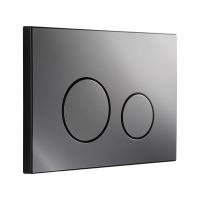 Клавиша для смыва KKPOL M11 350/PPL/011-00-00 графит глянцевый схема 1