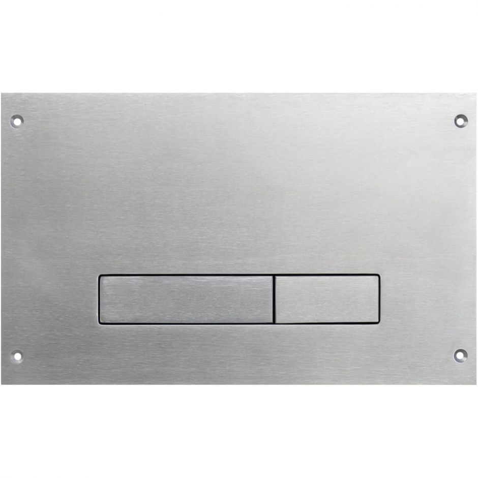 Металлическая клавиша смыва KKPOL Antivandal Slim 350/PPW/003-00-00