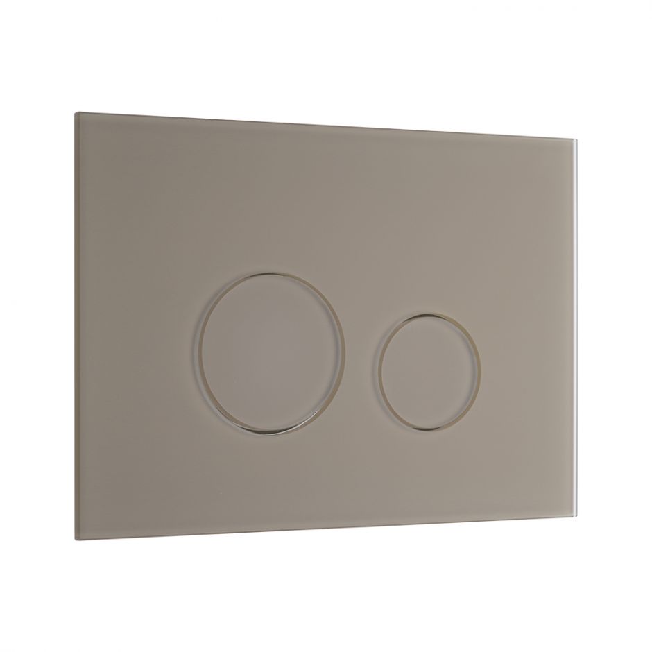 Изображение Клавиша смыва KKPOL Omnes Gelida Orbis 350/PPX/003-00-00-00 цвет кофе матовый