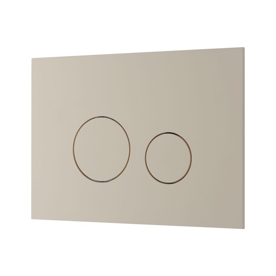 Клавиша смыва KKPOL Mitis 350/PPX/005-00-00 бежевый матовый цвет ФОТО