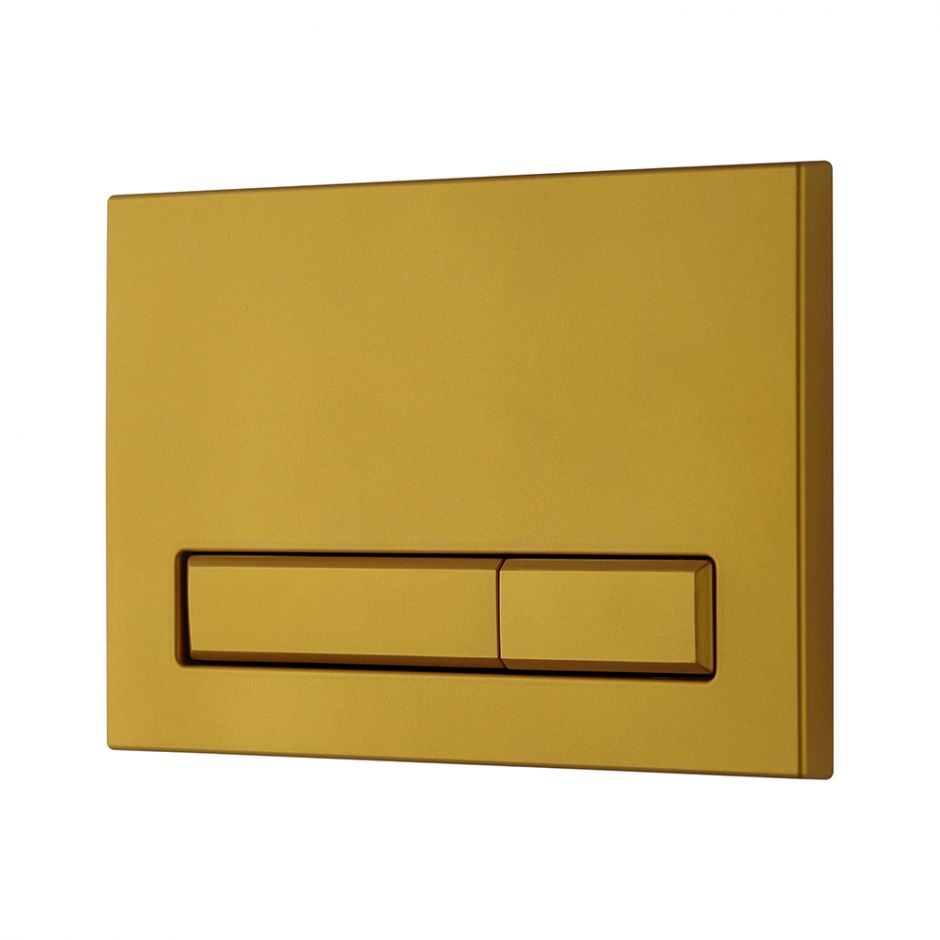 Смывная клавиша KKPOL M08 350/PPZ/036-00-00 цвет золото матовое ФОТО
