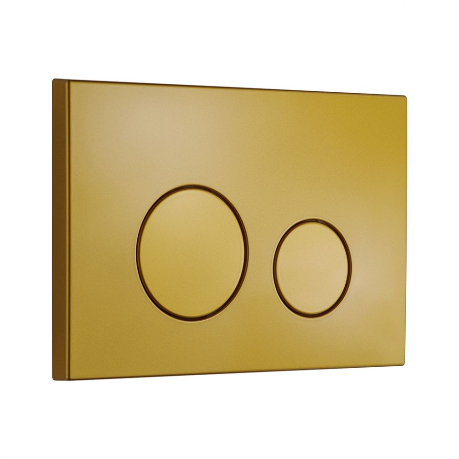 Изображение Клавиша для смыва KKPOL M11 350/PPZ/037-00-00 темное золото глянцевое