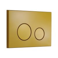 Клавиша для смыва KKPOL M11 350/PPZ/037-00-00 темное золото глянцевое схема 1