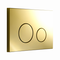 Клавиша для смыва KKPOL M11 350/PPZ/040-00-00 золото глянцевое схема 1