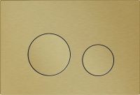 Клавиша для смыва KKPOL M11 350/PPZ/050-00-00 золото брашированное схема 1