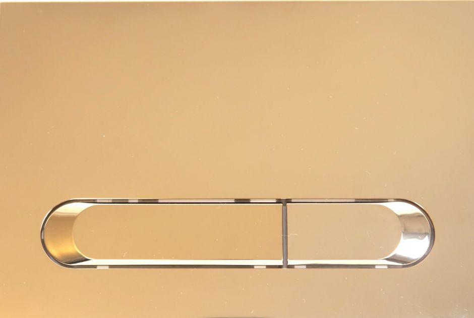 Изображение Смывная клавиша KKPOL M09 350/PSG/050-00-00 золото глянцевое