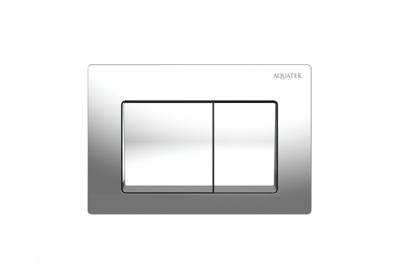 TDI-0000005 (010B) Панель смыва Aquatek Small Хром глянец для INS-0000018