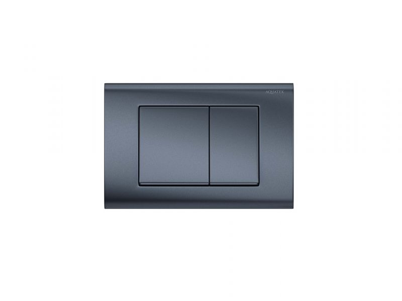 KDI-0000033 (001С-1) Панель смыва Aquatek Оружейная сталь матовая