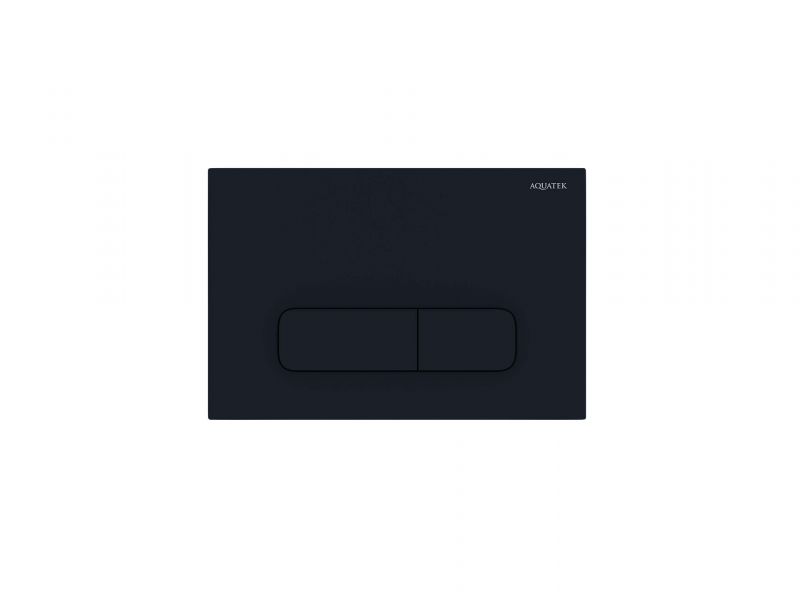 PNS-0000010 (002DQ) Панель смыва Aquatek Черная матовая для INSP-0000001 Pneumo S