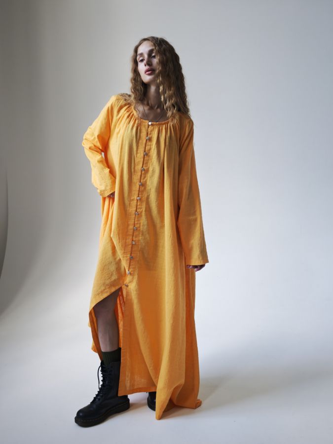 Платье Foresta из хлопка лимонад