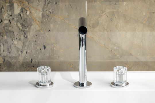 Вентильный смеситель для раковины Boheme Elegante 152 на горизонтальную поверхность схема 12