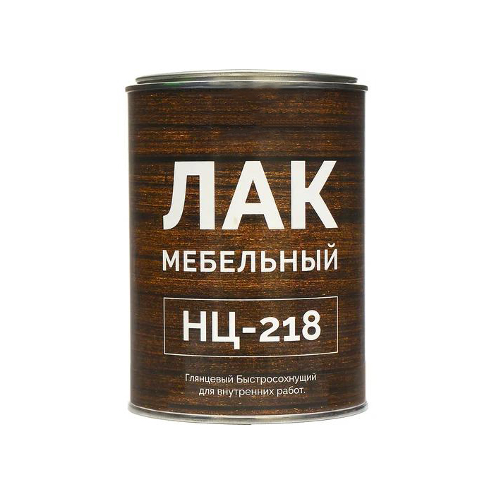 Лак НЦ-218 Казанский завод, прозрачный, 1.7кг.
