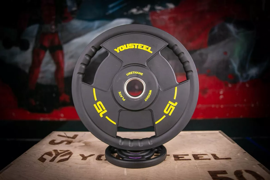 Yousteel Диск TPU с ручками 15 кг