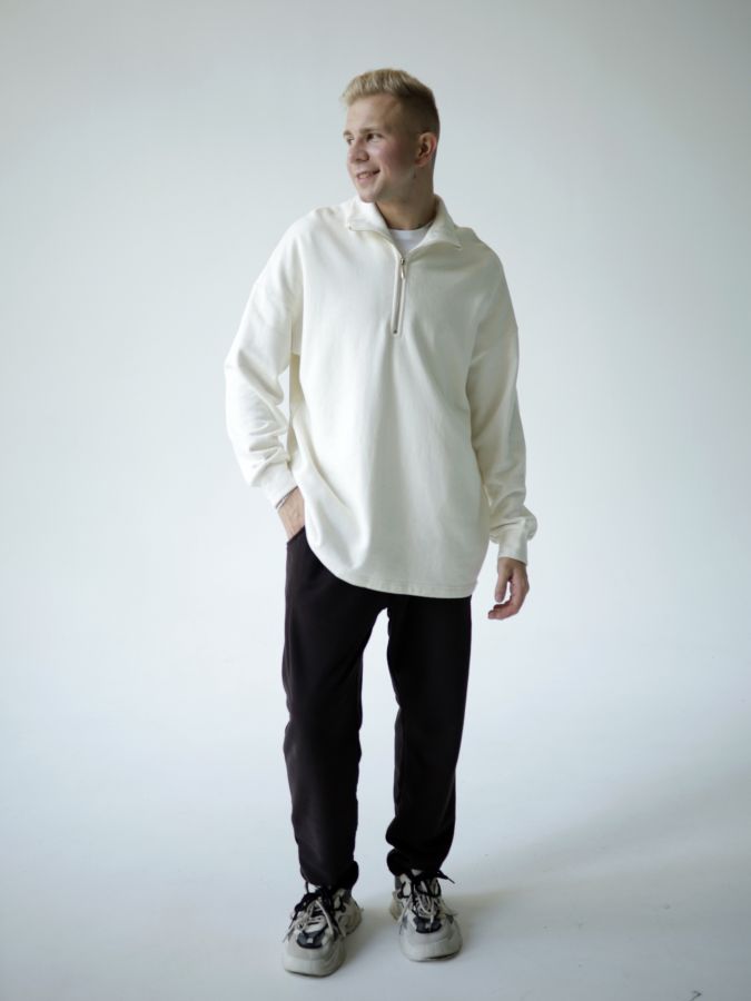 Кофта-анорак из конопли