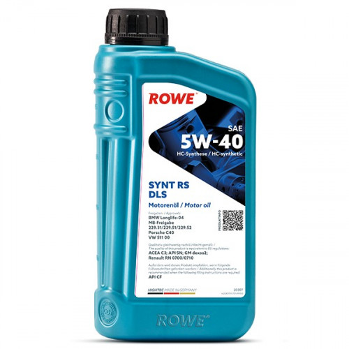 Rowe Hightec Synt RS DLS SAE 5W-40, 1л