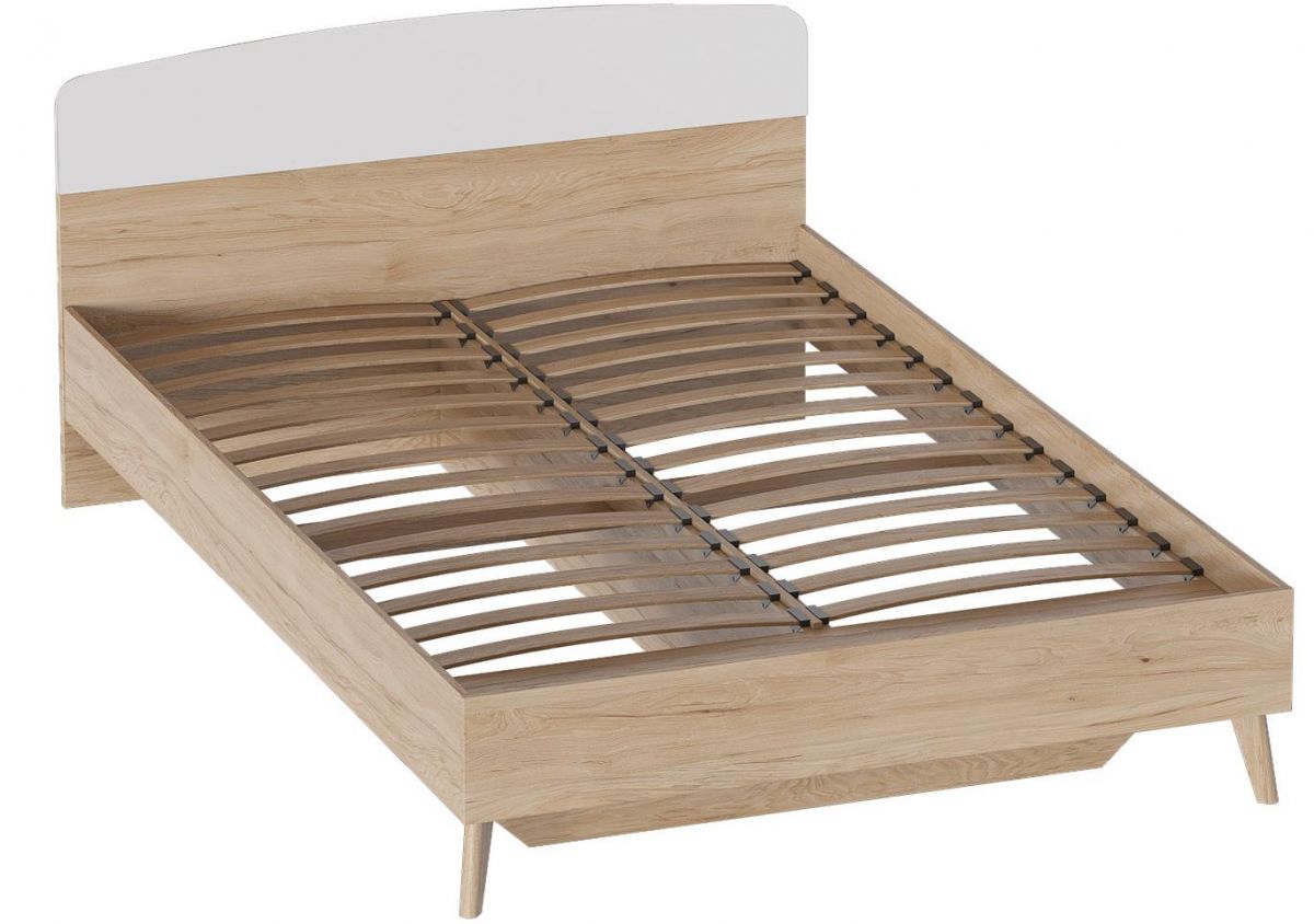 Кровать Калгари 1600х2000 Дуб Натуральный Светлый