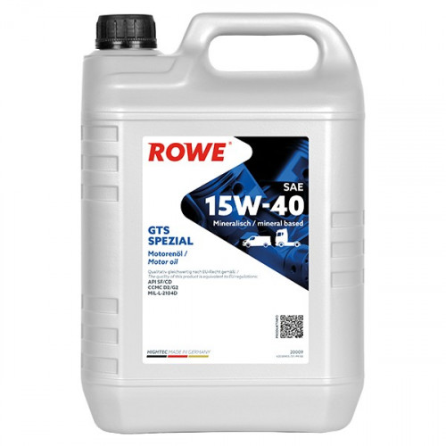 Rowe Hightec GTS Spezial 15W-40, 5л