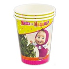 1502-1846 Стакан бум Маша и Медведь 250мл 6шт