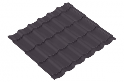 Металлочерепица Супер Monterrey 0.5 Полиэстер RAL 8019