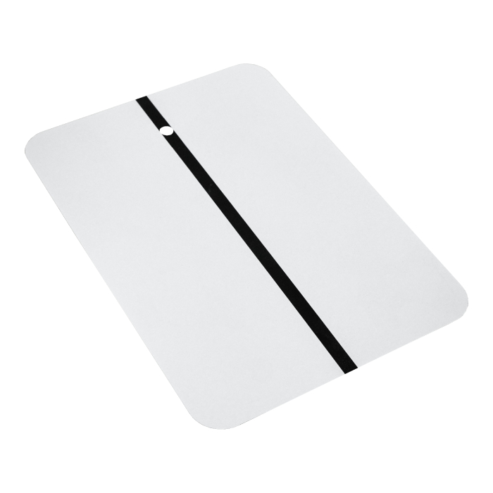 IQ Тест-пластина металлическая 148х105мм. белая упаковка 100шт.