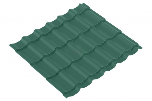 Металлочерепица Супер BARSA 0.5 MAT RAL 6005