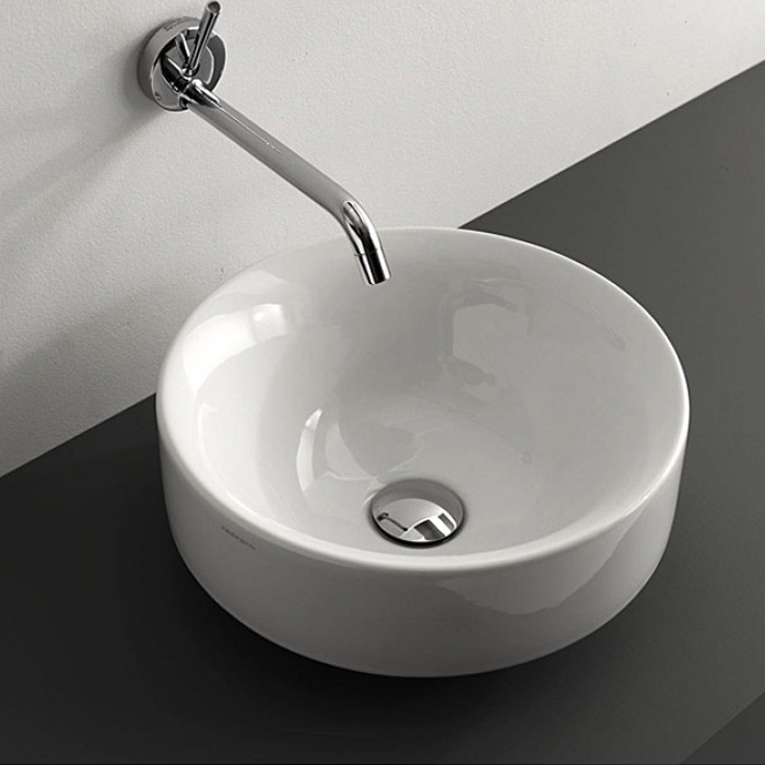 Изображение Накладная раковина Kerasan Ciotola 355801, круглая 45x45 см