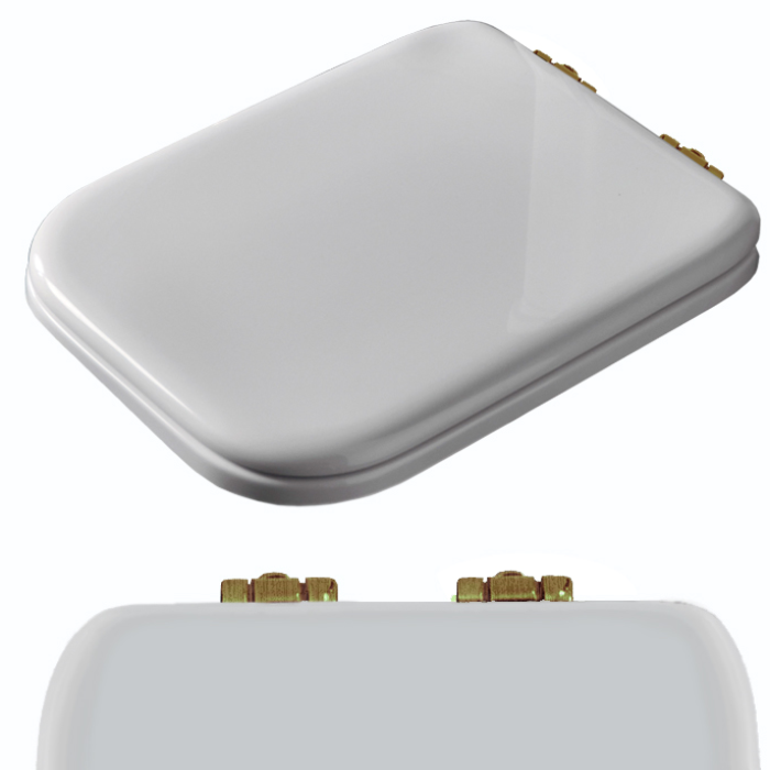 Изображение Сиденье для унитаза Kerasan Waldorf 418601, цвет белый глянцевый, с микролифтом