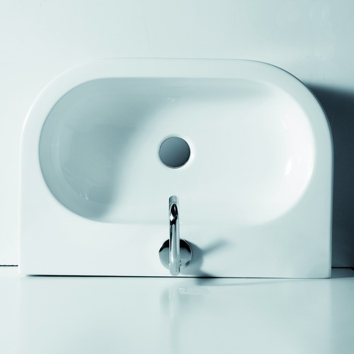 Изображение Подвесная раковина Kerasan Flo 315001*1, прямоугольная 70x42 см