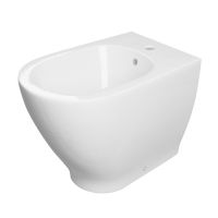 Биде напольное Kerasan Aquatech 372201 55x35см, одно отверстие под смеситель схема 1