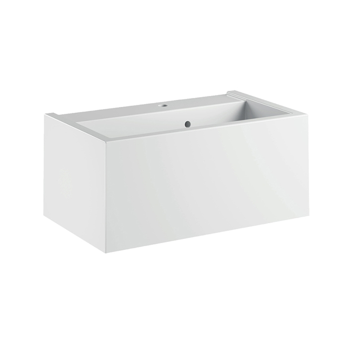 Изображение Подвесная раковина Kerasan Lavabi arredo 574101*1, прямоугольная 80x46, 5 см