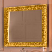 Зеркало Kerasan Retro 736403oro 100x100 см, с золотой рамой схема 1