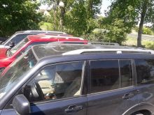 Рейлинги крыши, Серебристого цвета на Паджеро 3 и 4