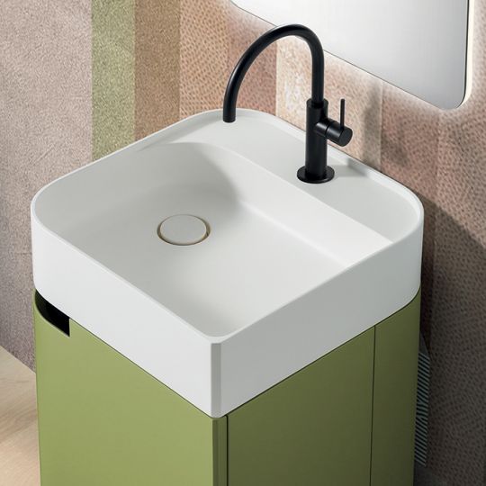 Комплект мебели Oasis Profilo 0FRSP050/0PFBFS0451D1 тамба, раковина, зеркало схема 4