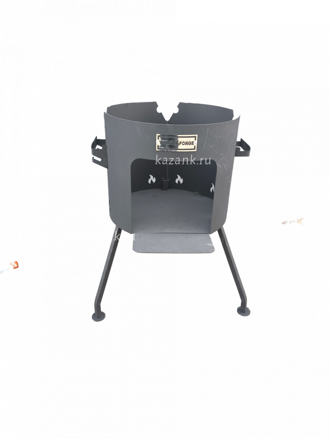 Печь под казан на 8-10л. d-34см.сталь 2 мм