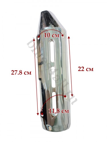Защита глушителя YBR 125