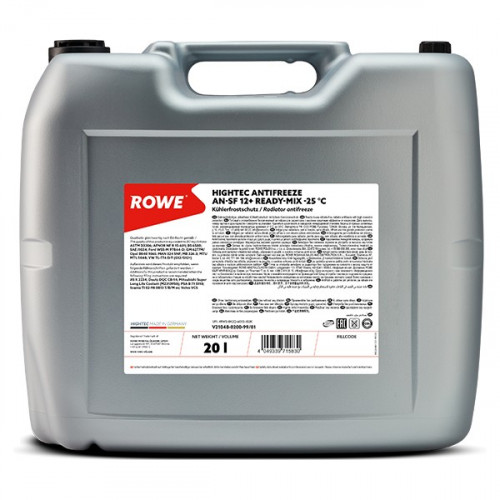 Rowe Hightec Antifreeze Coolant AN-SF 12+ Ready-Mix -25 °C, 20л