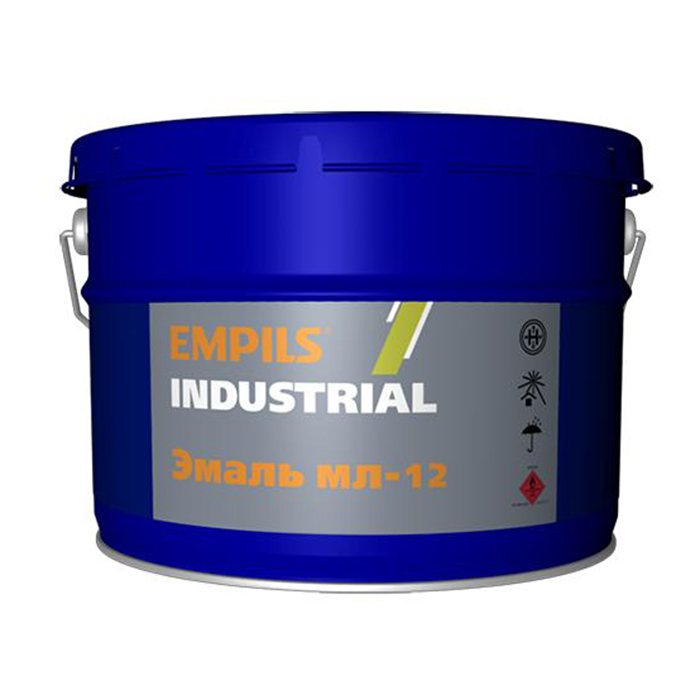 Эмаль МЛ-12 ЗАО "Эмпилс", оранжевая (ЭТ. 12), 20кг.