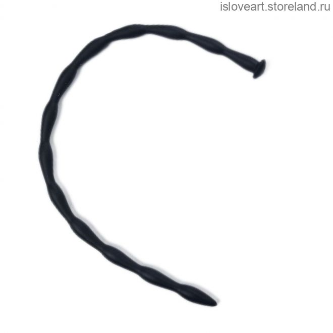 Уретральный плаг, черный, диаметр 8-5мм