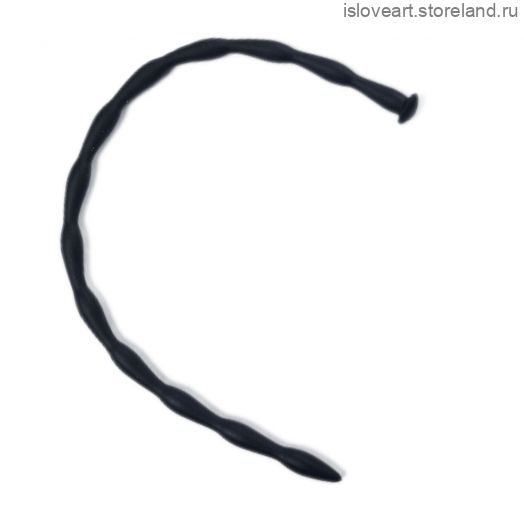 Уретральный плаг, черный, диаметр 8-5мм