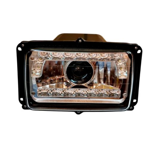 Штатная светодиодная фара на КАМАЗ 24 Вольт ближний свет 26W, дальний свет 35W