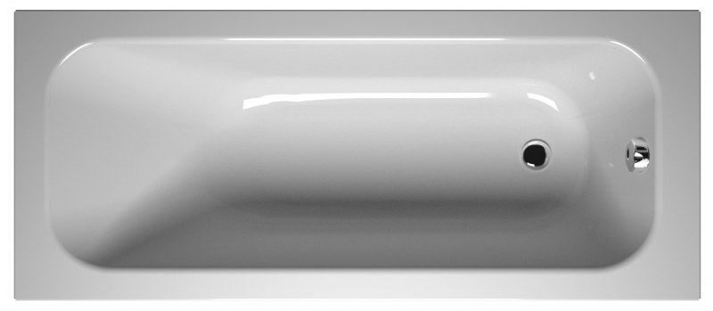 Ванна VitrA Optimum Neo 170х70 акриловая прямоугольная белая 64530001000