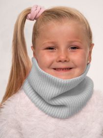 Снуд (шарф) детский, цвет св.серый (арт. 24095шрф)