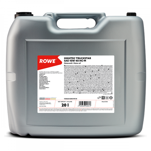 Rowe Hightec Truckstar 10W-40 HC-M, 20л