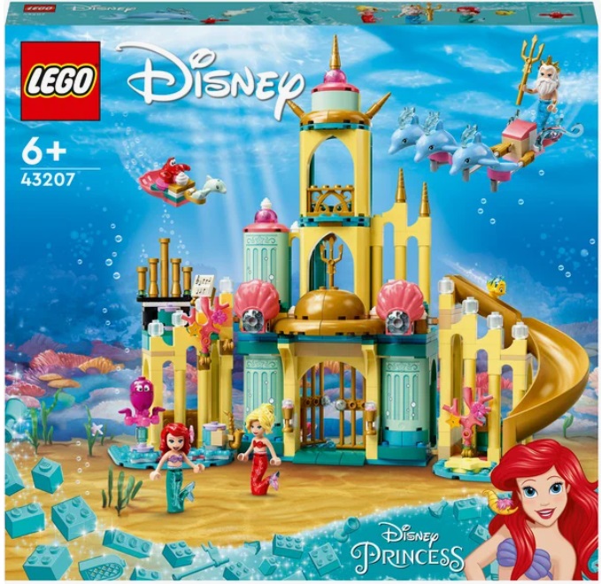 Конструктор LEGO 43207 Подводный дворец Ариэль